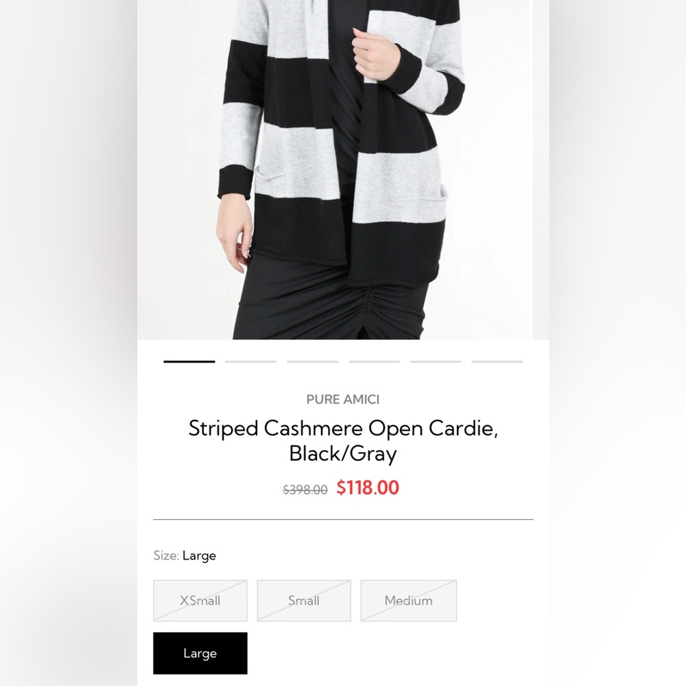 ( Pure Amici Cardigan ) Absolutely the softest most beautiful 100% Cashmere.